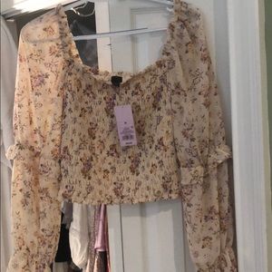 Off the shoulder top